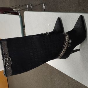Rocaware Black Heeled Boots
